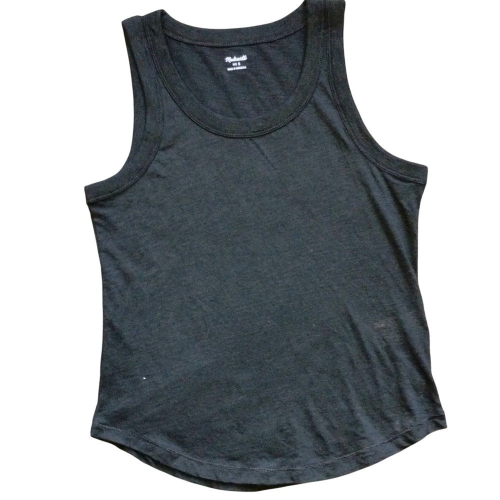 Madewell Women's Tank Top Basic layering Everyday  Black size s.